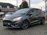 USED 2018 67 FORD FIESTA 1.0 ST-LINE 3d 124 BHP Finished in MAGNETIC METALLIC with contrasting GREY SPORTS Cloth interior trim. This Fiesta is a small car that you can really enjoy driving. Economical and cheap to run, stylish to look at and some great features. Specification includes Sat Nav, DAB radio, B/Tooth, 17" Alloys, Heated Front Screen, Air Con and much more. This is a must for the first time driver or small family. Ford Dealer Serviced at 18202 miles and on arrival at 31270 miles. 12 Months MOT.