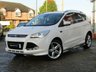 USED 2015 65 FORD KUGA 2.0 TITANIUM X SPORT TDCI 5d 148 BHP Finished in FROZEN WHITE METALLIC with contrasting HEATED LEATHER TRIM. This Kuga is a great choice if you like driving. It's one of the most enjoyable, practical and fun family SUV's around. Features include PAN ROOF, Sat Nav, DAB, Rear View Camera, Side Steps, Electric Power Boot, Heated Full Leather, Auto Parking, Cruise Control, 19" Alloys, B/Tooth and much more. Ford Dealer serviced at 8529 miles, 16955 miles, 37643 miles and on arrival at 45089 miles.