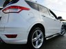 USED 2015 65 FORD KUGA 2.0 TITANIUM X SPORT TDCI 5d 148 BHP Finished in FROZEN WHITE METALLIC with contrasting HEATED LEATHER TRIM. This Kuga is a great choice if you like driving. It's one of the most enjoyable, practical and fun family SUV's around. Features include PAN ROOF, Sat Nav, DAB, Rear View Camera, Side Steps, Electric Power Boot, Heated Full Leather, Auto Parking, Cruise Control, 19" Alloys, B/Tooth and much more. Ford Dealer serviced at 8529 miles, 16955 miles, 37643 miles and on arrival at 45089 miles.
