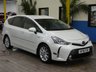 USED 2016 16 TOYOTA PRIUS PLUS 1.8 EXCEL PLUS 5d 98 BHP &pound;20 ROAD TAX SAT NAV LEATHER REAR DVD SYSTEM