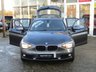 USED 2014 14 BMW 1 SERIES 1.6 116D EFFICIENTDYNAMICS BUSINESS 5d 114 BHP Finished in MINERAL GREY METALLIC with contrasting BLACK HEATED LEATHER trim. If you are looking for a small hatchback with that spacious feel and enjoy driving then look no further. This punchy mid sized hatch kicks out a lively 114 BHP and is packed with extras. Features include Zero Road Tax, Full Heated leather Trim, Sat Nav, DAB Radio, B/Tooth and much more. Dealer serviced at 16626 miles, 24080 miles, 31235 miles and at 40632 miles on 14.9.2020. MOT is due 17/7/2021.