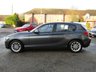 USED 2014 14 BMW 1 SERIES 1.6 116D EFFICIENTDYNAMICS BUSINESS 5d 114 BHP Finished in MINERAL GREY METALLIC with contrasting BLACK HEATED LEATHER trim. If you are looking for a small hatchback with that spacious feel and enjoy driving then look no further. This punchy mid sized hatch kicks out a lively 114 BHP and is packed with extras. Features include Zero Road Tax, Full Heated leather Trim, Sat Nav, DAB Radio, B/Tooth and much more. Dealer serviced at 16626 miles, 24080 miles, 31235 miles and at 40632 miles on 14.9.2020. MOT is due 17/7/2021.