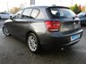 USED 2014 14 BMW 1 SERIES 1.6 116D EFFICIENTDYNAMICS BUSINESS 5d 114 BHP Finished in MINERAL GREY METALLIC with contrasting BLACK HEATED LEATHER trim. If you are looking for a small hatchback with that spacious feel and enjoy driving then look no further. This punchy mid sized hatch kicks out a lively 114 BHP and is packed with extras. Features include Zero Road Tax, Full Heated leather Trim, Sat Nav, DAB Radio, B/Tooth and much more. Dealer serviced at 16626 miles, 24080 miles, 31235 miles and at 40632 miles on 14.9.2020. MOT is due 17/7/2021.