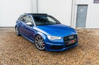 USED 2015 15 AUDI A3 2.0 S3 SPORTBACK QUATTRO 5d 296 BHP STAGE 1 MRC+SEPANG BLUE+KEYLESS