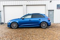 USED 2015 15 AUDI A3 2.0 S3 SPORTBACK QUATTRO 5d 296 BHP STAGE 1 MRC+SEPANG BLUE+KEYLESS