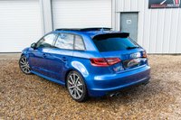 USED 2015 15 AUDI A3 2.0 S3 SPORTBACK QUATTRO 5d 296 BHP STAGE 1 MRC+SEPANG BLUE+KEYLESS