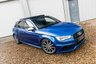 USED 2015 15 AUDI A3 2.0 S3 SPORTBACK QUATTRO 5d 296 BHP STAGE 1 MRC+SEPANG BLUE+KEYLESS
