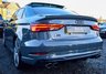 USED 2018 18 AUDI S3 2.0 S3 TFSI QUATTRO BLACK EDITION 4d 306 BHP B&O+WIRELESS CHARGER+RARE NANO GREY