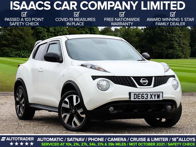2013 63 NISSAN JUKE 1.6 N-TEC DIG-T 5d 187 BHP