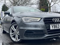 USED 2014 63 AUDI A3 1.4 TFSI S LINE 3d 121 BHP 