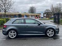 USED 2014 63 AUDI A3 1.4 TFSI S LINE 3d 121 BHP 
