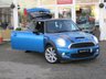 USED 2009 59 MINI HATCH COOPER 1.6 COOPER S 3d 172 BHP Finished in LASER BLUE METALLIC WITH PART LEATHER TWO TONE SPORTS trim. The MINI Cooper S has an historic name stretching all the way back to the early days of the small car&rsquo;s history. However there is nothing old fashioned about this Cooper S. This great little car is fun to drive and distinctive in appearance. Specification includes, Chili Pack, Park Sensors, Climate Control, B/Tooth, 17" Alloys, and much more. Dealer serviced at 8776, 20761, 26405, 27680, 31737, 33691 and at 35890 miles.