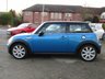 USED 2009 59 MINI HATCH COOPER 1.6 COOPER S 3d 172 BHP Finished in LASER BLUE METALLIC WITH PART LEATHER TWO TONE SPORTS trim. The MINI Cooper S has an historic name stretching all the way back to the early days of the small car&rsquo;s history. However there is nothing old fashioned about this Cooper S. This great little car is fun to drive and distinctive in appearance. Specification includes, Chili Pack, Park Sensors, Climate Control, B/Tooth, 17" Alloys, and much more. Dealer serviced at 8776, 20761, 26405, 27680, 31737, 33691 and at 35890 miles.
