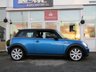 USED 2009 59 MINI HATCH COOPER 1.6 COOPER S 3d 172 BHP Finished in LASER BLUE METALLIC WITH PART LEATHER TWO TONE SPORTS trim. The MINI Cooper S has an historic name stretching all the way back to the early days of the small car&rsquo;s history. However there is nothing old fashioned about this Cooper S. This great little car is fun to drive and distinctive in appearance. Specification includes, Chili Pack, Park Sensors, Climate Control, B/Tooth, 17" Alloys, and much more. Dealer serviced at 8776, 20761, 26405, 27680, 31737, 33691 and at 35890 miles.