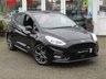USED 2017 67 FORD FIESTA 1.0 ST-LINE 5d 99 BHP Finished in BLACK PEARL with contrasting GREY SPORTS Cloth interior trim. This Fiesta is a small car that you can really enjoy driving. Economical and cheap to run, stylish to look at and some great features. Sat Nav, DAB radio, B/Tooth, 17" Alloys, Heated Front Screen, Air Con, Cruise control and much more. This is a must for the first time driver or small family. Ford Dealer Serviced at 13281 miles and at 26424 miles on 16/6/2020. 12 months MOT.