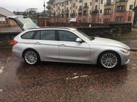 USED 2013 13 BMW 3 SERIES 2.0 318D LUXURY TOURING 5d 141 BHP BIG SPEC+SAT NAV+BLUETOOTH+POWER TAILGATE+1 FULL YEARS MOT+FINANCE AVAILABLE!!!!