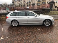 USED 2013 13 BMW 3 SERIES 2.0 318D LUXURY TOURING 5d 141 BHP BIG SPEC+SAT NAV+BLUETOOTH+POWER TAILGATE+1 FULL YEARS MOT+FINANCE AVAILABLE!!!!
