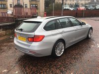 USED 2013 13 BMW 3 SERIES 2.0 318D LUXURY TOURING 5d 141 BHP BIG SPEC+SAT NAV+BLUETOOTH+POWER TAILGATE+1 FULL YEARS MOT+FINANCE AVAILABLE!!!!