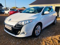 USED 2013 63 RENAULT MEGANE 1.5 DYNAMIQUE TOMTOM ENERGY DCI S/S 3d 110 BHP Amazingly Low Mileage White Sporty 3 Door Hatchback