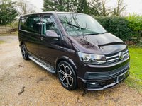 USED 2016 16 VOLKSWAGEN TRANSPORTER 2.0 T30 TDI KOMBI HIGHLINE BMT 148 BHP 1 Owner, F/VW/S/H, Blackberry in Colour