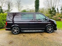 USED 2016 16 VOLKSWAGEN TRANSPORTER 2.0 T30 TDI KOMBI HIGHLINE BMT 148 BHP 1 Owner, F/VW/S/H, Blackberry in Colour