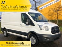 USED 2015 65 FORD TRANSIT 350 TDCi 125 TREND L3 H2 LWB MED ROOF P/V  