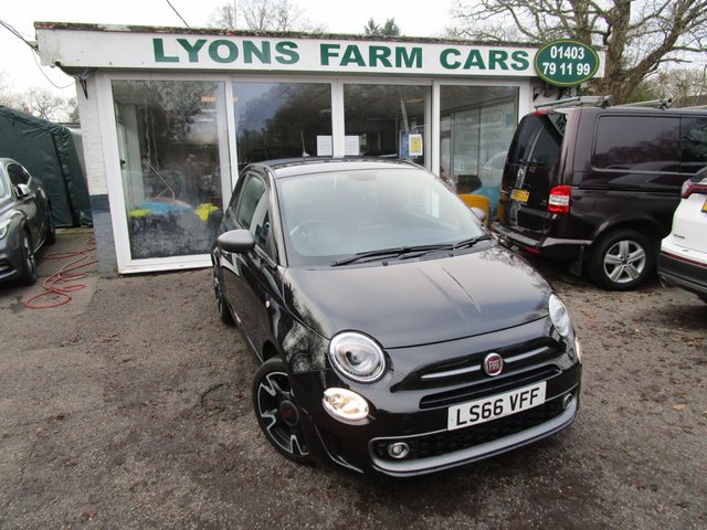 2016 66 Fiat 500 1.2 S (SPORT) 3d 69 BHP NEW SHAPE