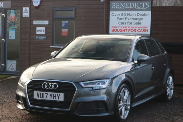 2017 17 Audi A3 1.4 TFSI S LINE 5d 148 BHP