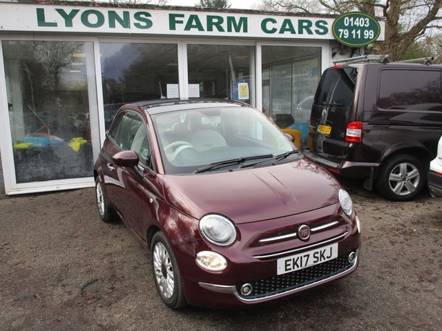 2017 17 Fiat 500 1.2 LOUNGE 3d 69 BHP NEW SHAPE *7