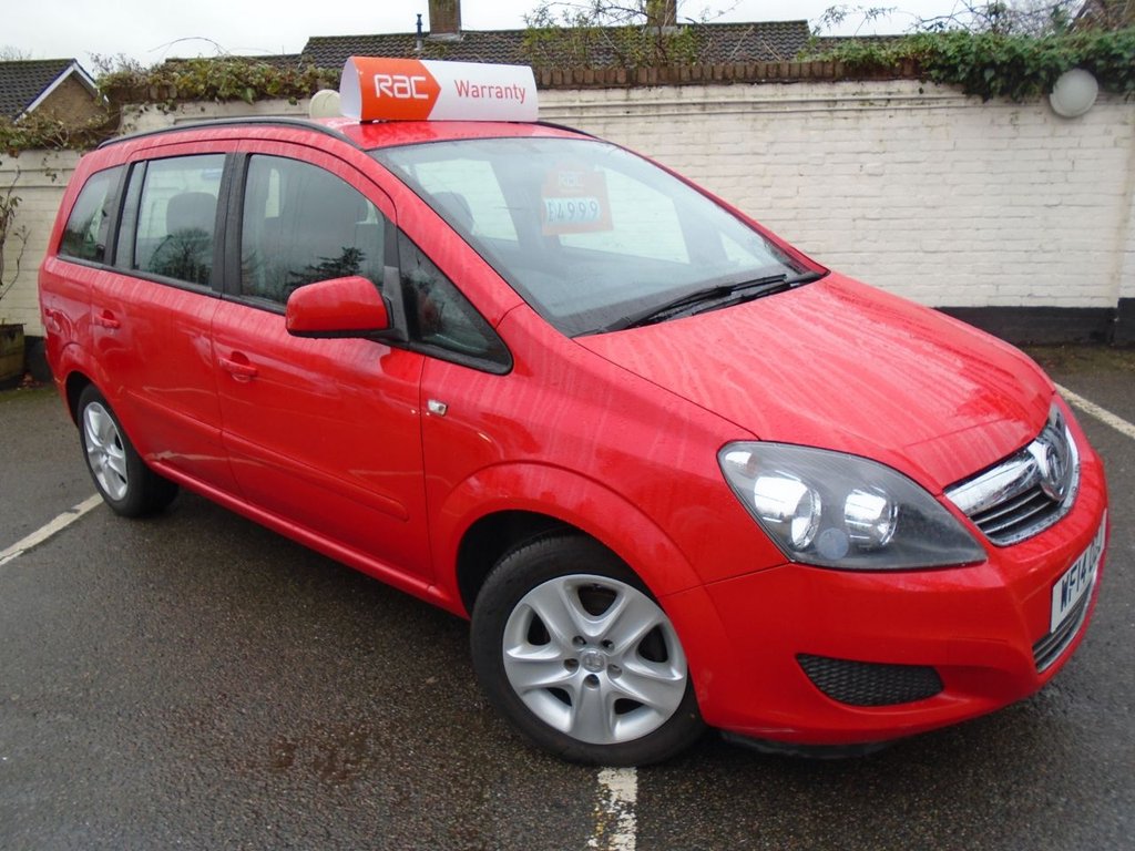 View our VAUXHALL ZAFIRA