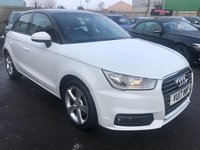USED 2017 17 AUDI A1 1.4 SPORTBACK TFSI SPORT 5d 123 BHP 1 OWNER FROM NEW