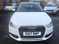 USED 2017 17 AUDI A1 1.4 SPORTBACK TFSI SPORT 5d 123 BHP 1 OWNER FROM NEW