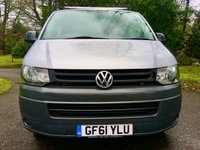 USED 2012 61 VOLKSWAGEN TRANSPORTER 2.0 T28 TDI 5d 102 BHP''ONLY 55,500 MILES//VW + 1 OWNER/GREAT SERVICE HISTORY/JUST SERVICED AND MOT'D /IMMACULATELY KEPT BY RETIRED ELECTRICIAN/ IMMACULATE VAN INSIDE AND OUT AND VERY WELL MAINTAINED LOCALLY TO US,,,,JUST SERVICED AND MOT'D BY US