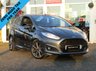 USED 2017 17 FORD FIESTA 1.0 ST-LINE 3d 124 BHP Finished in MAGNETIC METALLIC with contrasting GREY SPORTS Cloth interior trim. This Fiesta is a small car that you can really enjoy driving. Economical and cheap to run, stylish to look at and some great features. Specification includes Sat Nav, DAB radio, B/Tooth, 17" Alloys, Heated Front Screen, Air Con and much more. This is a must for the first time driver or small family. Ford Dealer Serviced at 12225 miles, 23041 miles and on arrival by EMC at 41648 miles.