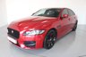 USED 2016 66 JAGUAR XF 2.0 R-SPORT 4d AUTO-2 OWNER CAR-SUNROOF-HEATED RED AND BLACK LEATHER, 