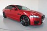 USED 2016 66 JAGUAR XF 2.0 R-SPORT 4d AUTO-2 OWNER CAR-SUNROOF-HEATED RED AND BLACK LEATHER, 