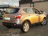 USED 2011 11 NISSAN QASHQAI 1.6 ACENTA 5d 117 BHP Finished in BRONZE Metallic with contrasting GREY CLOTH SEATS. The Qashqai is one of the best selling SUV's around at the moment. This petrol model is comfy, easy to drive and has enough space for 5 adults. Features include, Cruise Control, Climate, Front Fogs, Power Folding Mirrors and much more. Dealer Serviced at 8434 miles, 19052 miles, 25126 miles, 32827 miles, 40473 miles, 46737 miles and at 54446 miles. MOT is due 12/12/2021.