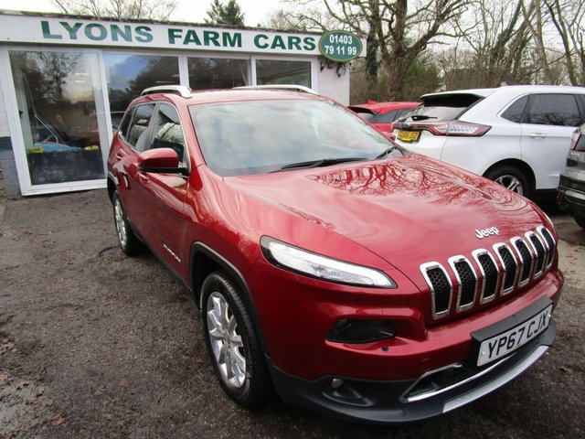 2017 67 Jeep Cherokee 2.2 MULTIJET II LIMITED 4WD 5d 197 BHP AUTOMATIC FOUR WHEEL DRIVE *VAT QUALIFYING*