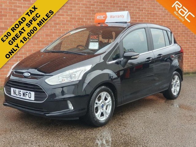 2016 16 Ford B-Max 1.0 ZETEC 5d 100 BHP CITY PACK