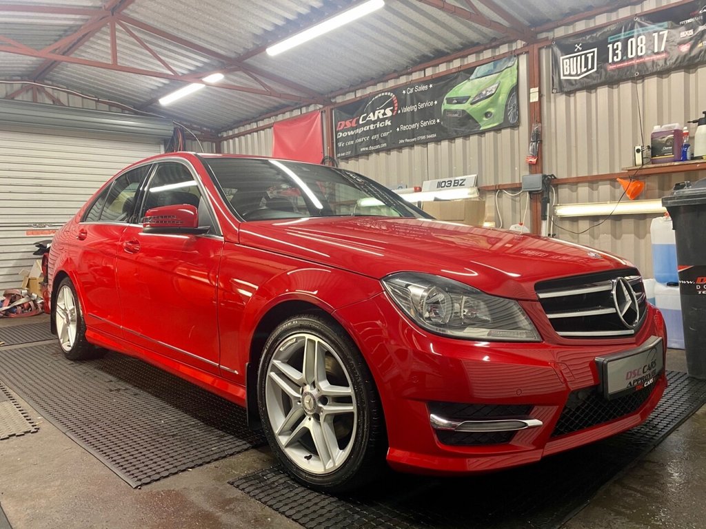 USED 2014 MERCEDES-BENZ C CLASS 2.1 C250 CDI AMG SPORT EDITION PREMIUM 4d 202 BHP IMMACULATE CONDITION THROUGHOUT