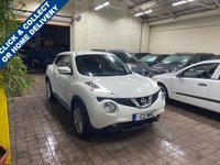 USED 2014 C NISSAN JUKE 1.5 ACENTA PREMIUM DCI 5d 110 BHP &pound;20 ROAD TAX SAT NAV