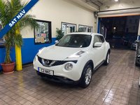 USED 2014 C NISSAN JUKE 1.5 ACENTA PREMIUM DCI 5d 110 BHP &pound;20 ROAD TAX SAT NAV