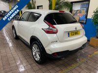USED 2014 C NISSAN JUKE 1.5 ACENTA PREMIUM DCI 5d 110 BHP &pound;20 ROAD TAX SAT NAV