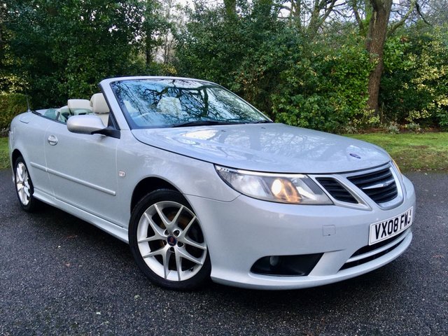 2008 08 Saab 9-3 2.0 T VECTOR 2d 175 BHP FULL CREAM HEATED LEATHER/ONLY 73,000 MILES/ FULL SAAB/SPECIALIST SERVICE HISTORY X13 STAMPS/REAR PARK ASSIST
