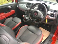 USED 2014 64 FIAT 500 1.2 S 3d 69 BHP CARBON LOOK ALLOYS/AIRCON/REAR SPOILER/REAR PARK ASSIST/CAMBELT&WATERPUMP RENEWED/HALF LEATHER WITH RED TRIM/&pound;30 ROAD TAX REAR PARK ASSIST/CAMBELT&WATERPUMP RENEWED/HALF LEATHER WITH RED TRIM,,,,LAST SERVICED @40,003 MILES/&pound;30 ROAD TAX