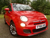 USED 2014 64 FIAT 500 1.2 S 3d 69 BHP CARBON LOOK ALLOYS/AIRCON/REAR SPOILER/REAR PARK ASSIST/CAMBELT&WATERPUMP RENEWED/HALF LEATHER WITH RED TRIM/&pound;30 ROAD TAX REAR PARK ASSIST/CAMBELT&WATERPUMP RENEWED/HALF LEATHER WITH RED TRIM,,,,LAST SERVICED @40,003 MILES/&pound;30 ROAD TAX