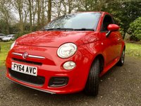 USED 2014 64 FIAT 500 1.2 S 3d 69 BHP CARBON LOOK ALLOYS/AIRCON/REAR SPOILER/REAR PARK ASSIST/CAMBELT&WATERPUMP RENEWED/HALF LEATHER WITH RED TRIM/&pound;30 ROAD TAX REAR PARK ASSIST/CAMBELT&WATERPUMP RENEWED/HALF LEATHER WITH RED TRIM,,,,LAST SERVICED @40,003 MILES/&pound;30 ROAD TAX