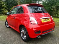 USED 2014 64 FIAT 500 1.2 S 3d 69 BHP CARBON LOOK ALLOYS/AIRCON/REAR SPOILER/REAR PARK ASSIST/CAMBELT&WATERPUMP RENEWED/HALF LEATHER WITH RED TRIM/&pound;30 ROAD TAX REAR PARK ASSIST/CAMBELT&WATERPUMP RENEWED/HALF LEATHER WITH RED TRIM,,,,LAST SERVICED @40,003 MILES/&pound;30 ROAD TAX