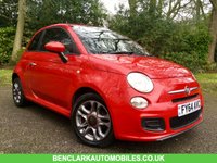 USED 2014 64 FIAT 500 1.2 S 3d 69 BHP CARBON LOOK ALLOYS/AIRCON/REAR SPOILER/REAR PARK ASSIST/CAMBELT&WATERPUMP RENEWED/HALF LEATHER WITH RED TRIM/&pound;30 ROAD TAX REAR PARK ASSIST/CAMBELT&WATERPUMP RENEWED/HALF LEATHER WITH RED TRIM,,,,LAST SERVICED @40,003 MILES/&pound;30 ROAD TAX