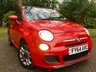USED 2014 64 FIAT 500 1.2 S 3d 69 BHP CARBON LOOK ALLOYS/AIRCON/REAR SPOILER/REAR PARK ASSIST/CAMBELT&WATERPUMP RENEWED/HALF LEATHER WITH RED TRIM/&pound;30 ROAD TAX REAR PARK ASSIST/CAMBELT&WATERPUMP RENEWED/HALF LEATHER WITH RED TRIM,,,,LAST SERVICED @40,003 MILES/&pound;30 ROAD TAX